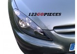 Paire de phares H1/H1/H7 fond noir pour Peugeot 307 2001-2005 - GO14358